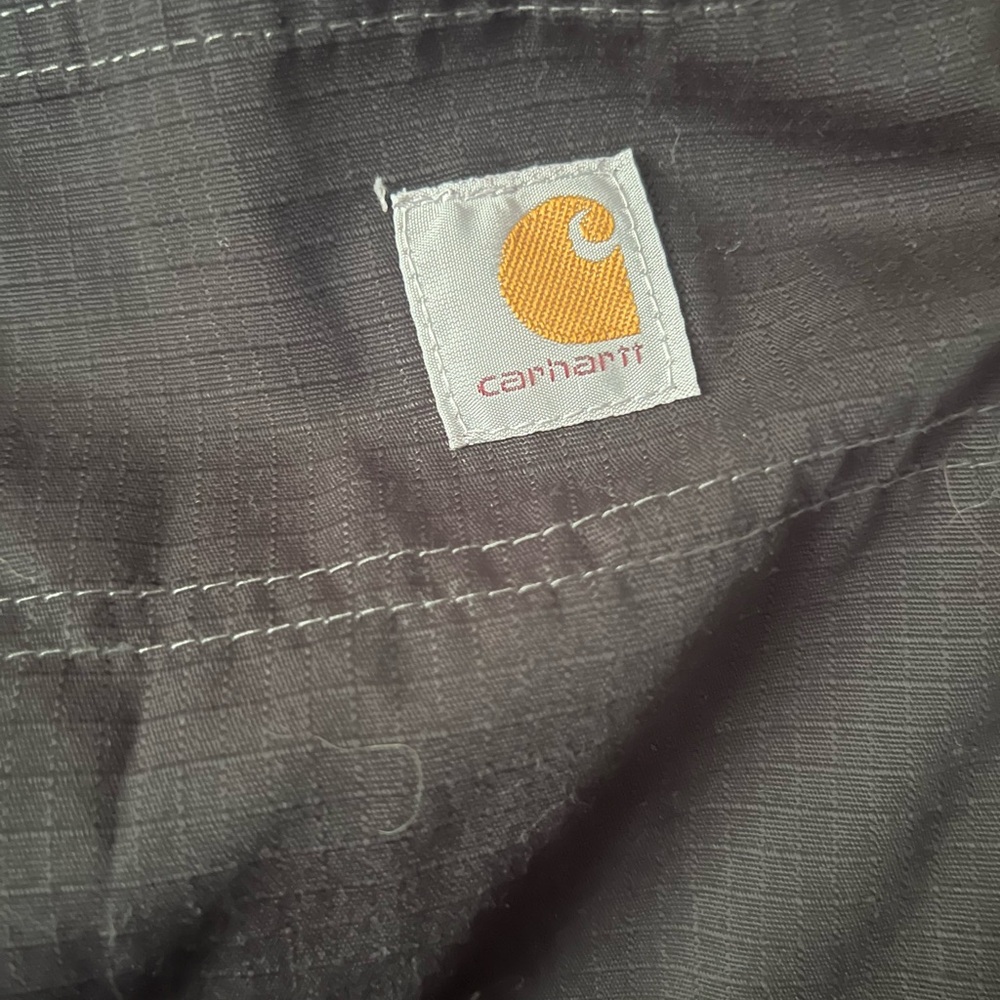 Carhartt Ripstop Boot Cut 8-Pocket Cargo Scrub Pant - Black (2XL Tall) - Picture 3 of 6